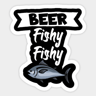 Beer fishy fishy Sticker